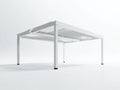 Pérgola de jardín de aluminio 400x300x250 cm - blanco - diseño moderno con techo de lamas