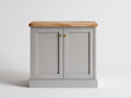 Aparadores de madera 105x42x92 cm - gris-marrón claro - diseño clásico para comedor