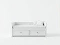 Sofás cama de madera 200x92x82 cm - blanco - diseño clásico con cajones para salón